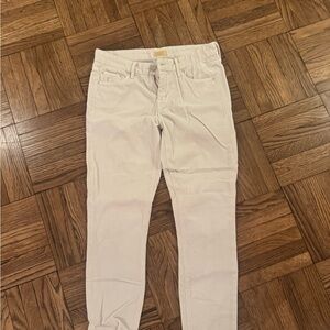 Mother Cream Corduroy Pants